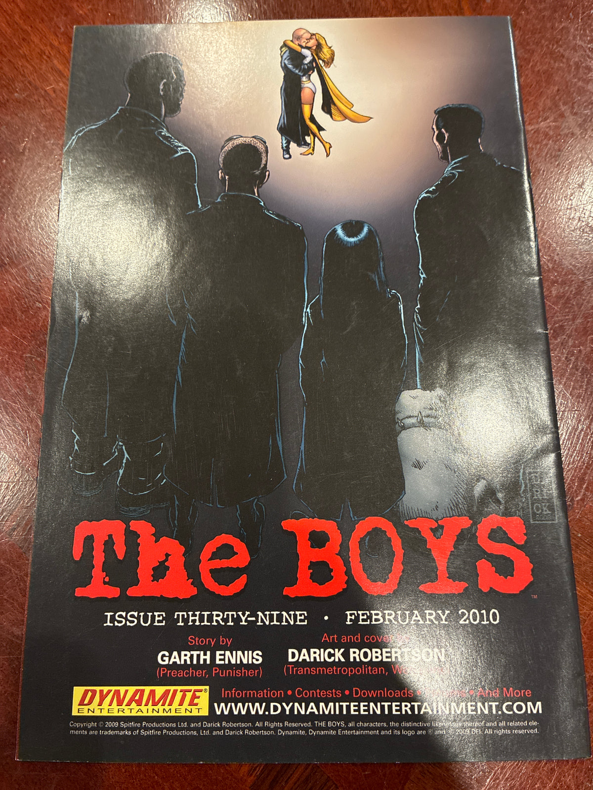 The Boys Thirty-Eight #38 | Jan 2010 | Dynamite Entertainment | Garth Ennis | NM