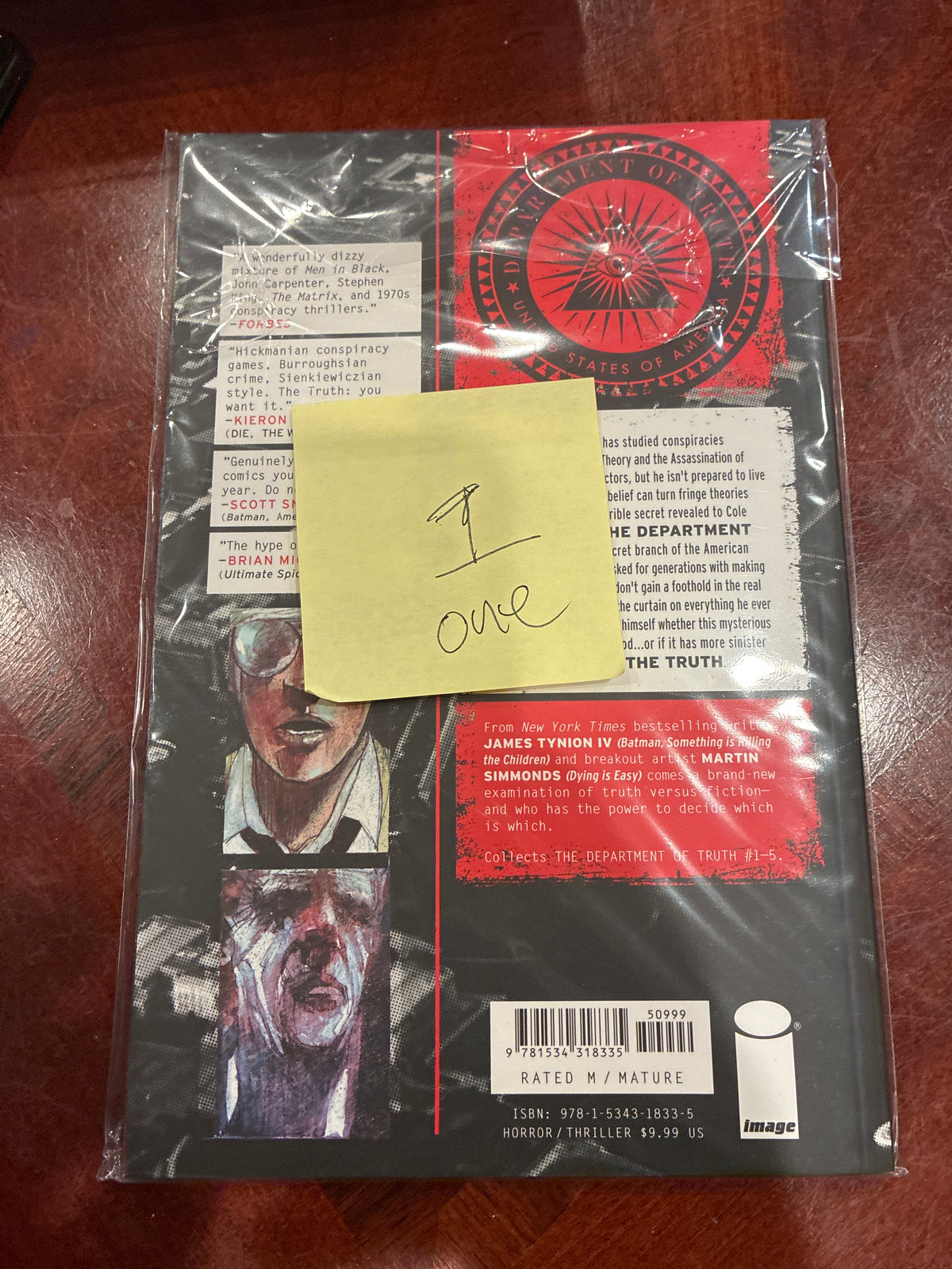 The Department of Truth Vol. 1: The End of the World TPB (Image Comics)