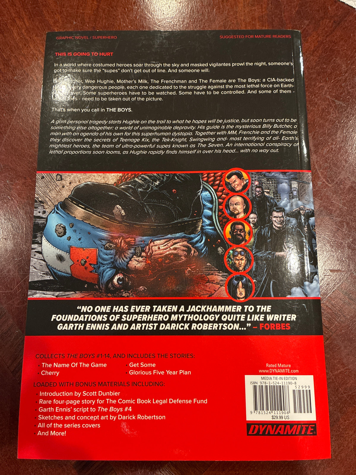 The Boys Vol. 1: The Name of the Game TPB – Garth Ennis & Darick Robertson