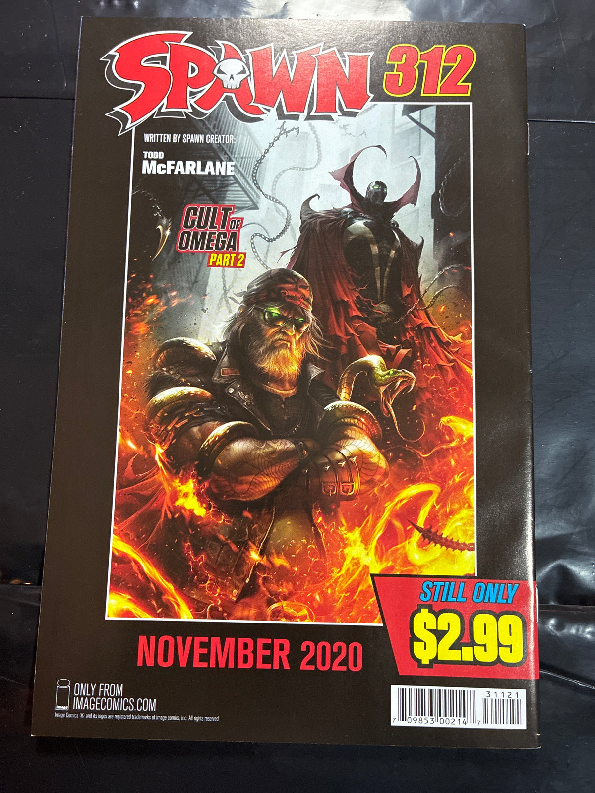 Spawn #311 Chadwick Boseman Tribute Variant Cover