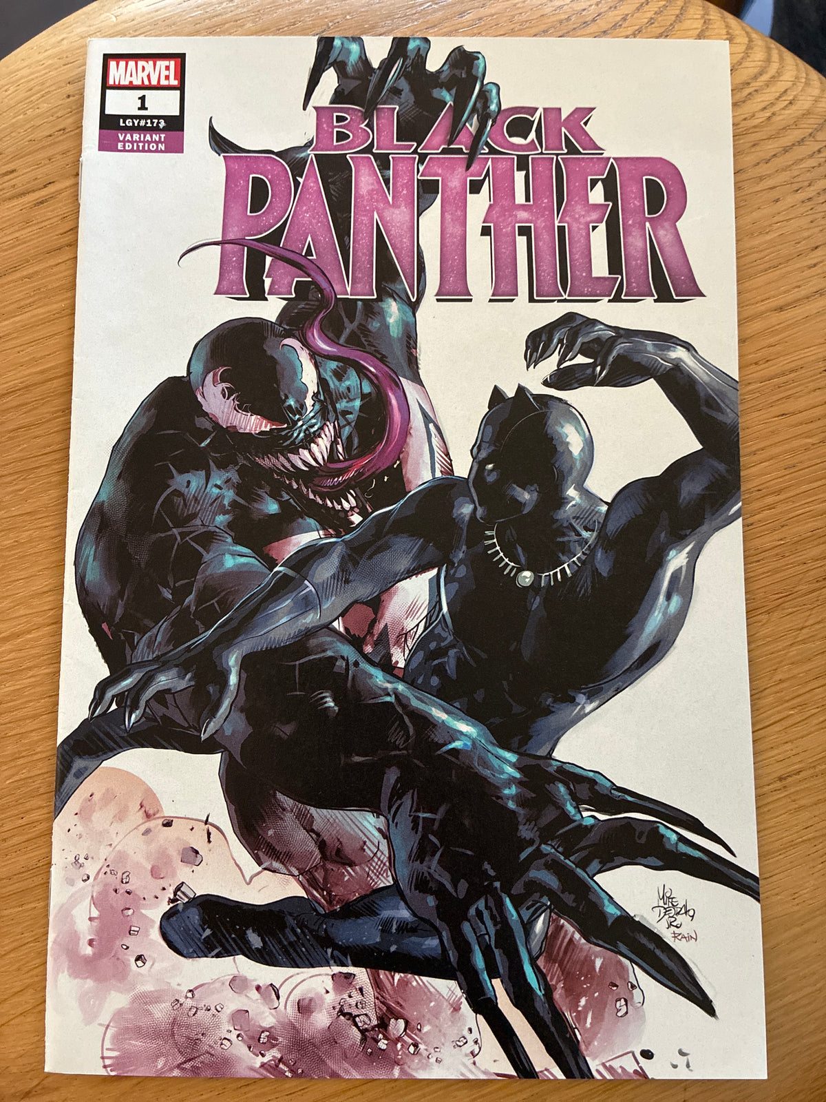 2018 Black Panther #1 Variant Edition (LGY #173) – Stefano Caselli Cover