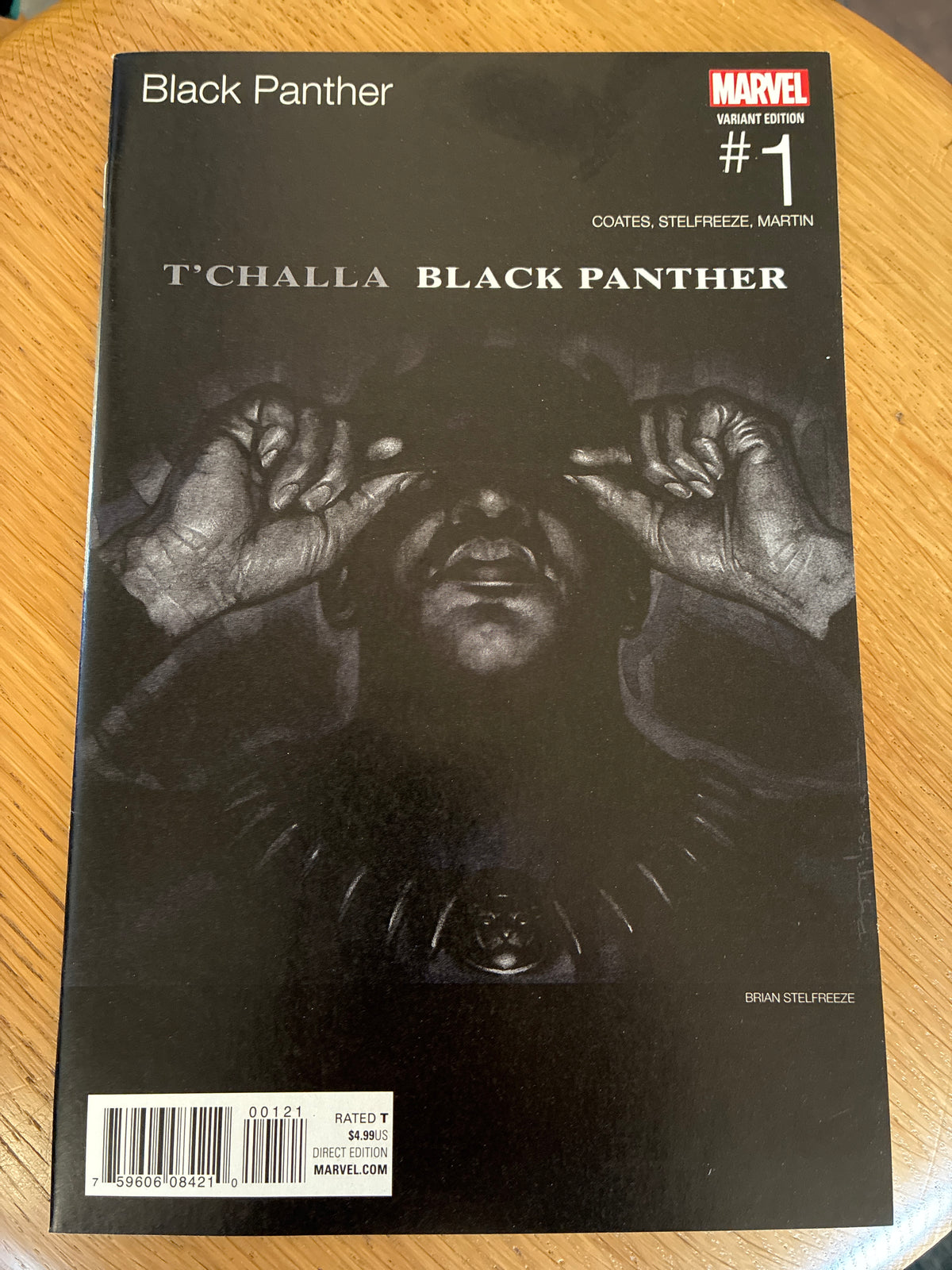 Black Panther #1 (2016) – Brian Stelfreeze Jay-Z “Black Album” Hip-Hop Variant