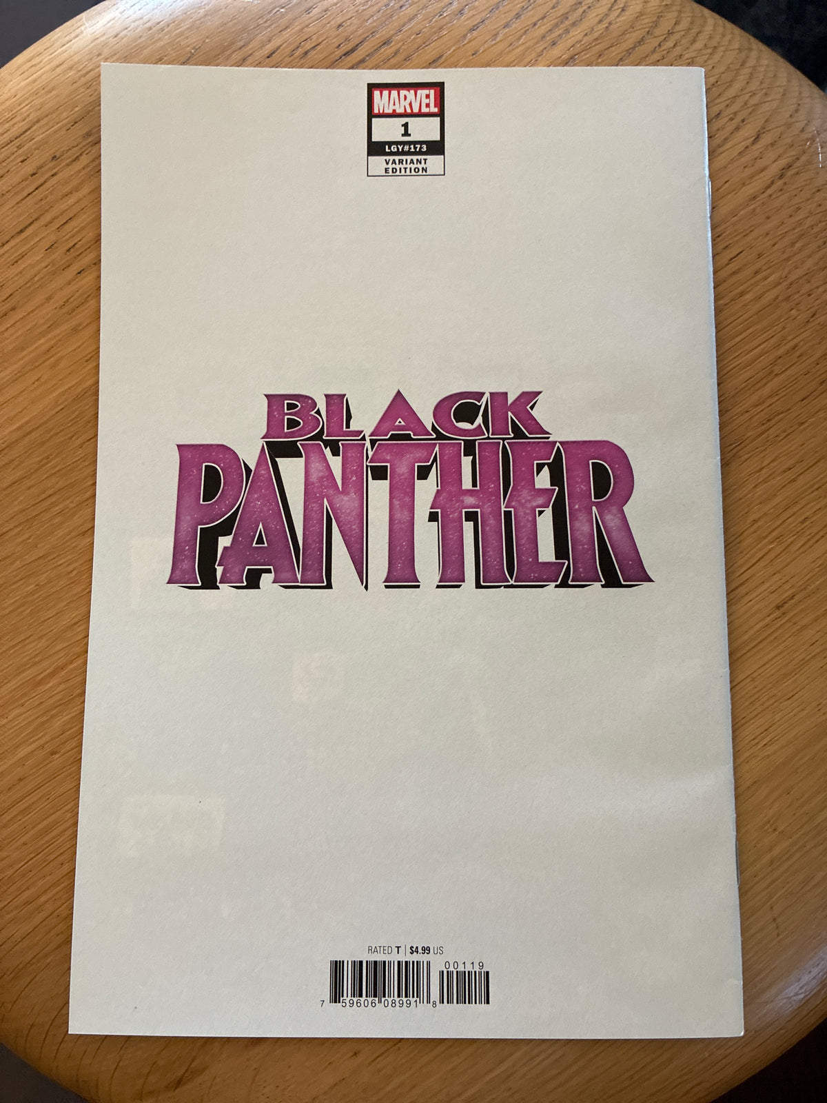 2018 Black Panther #1 Variant Edition (LGY #173) – Stefano Caselli Cover