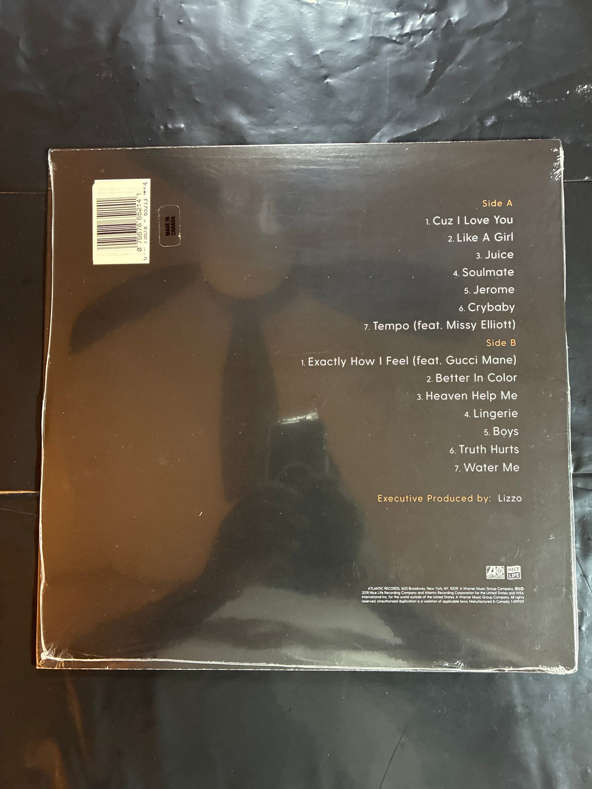 Lizzo – Cuz I Love You (Deluxe) – Limited Edition Clear Vinyl – Sealed