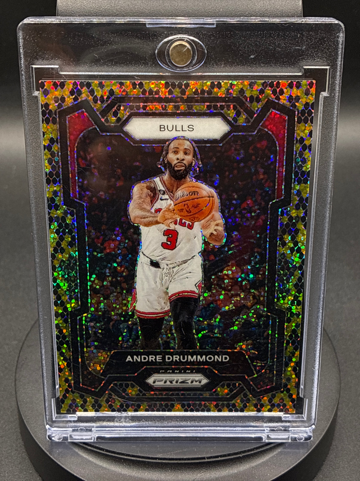2023-24 Panini Prizm Andre Drummond #256 Snakeskin Prizm