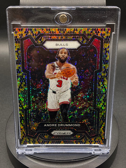 2023-24 Panini Prizm Andre Drummond #256 Snakeskin Prizm
