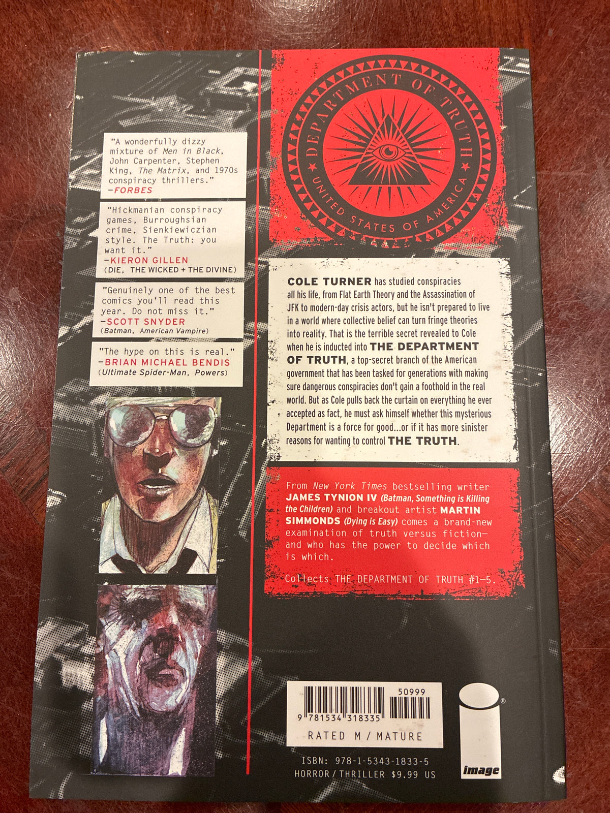 The Department of Truth Volume 01: The End of the World TPB