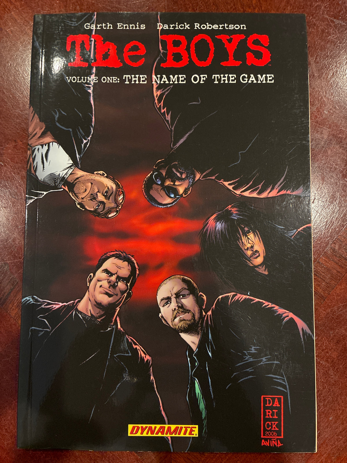 The Boys Vol. 1: The Name of the Game TPB – Garth Ennis & Darick Robertson