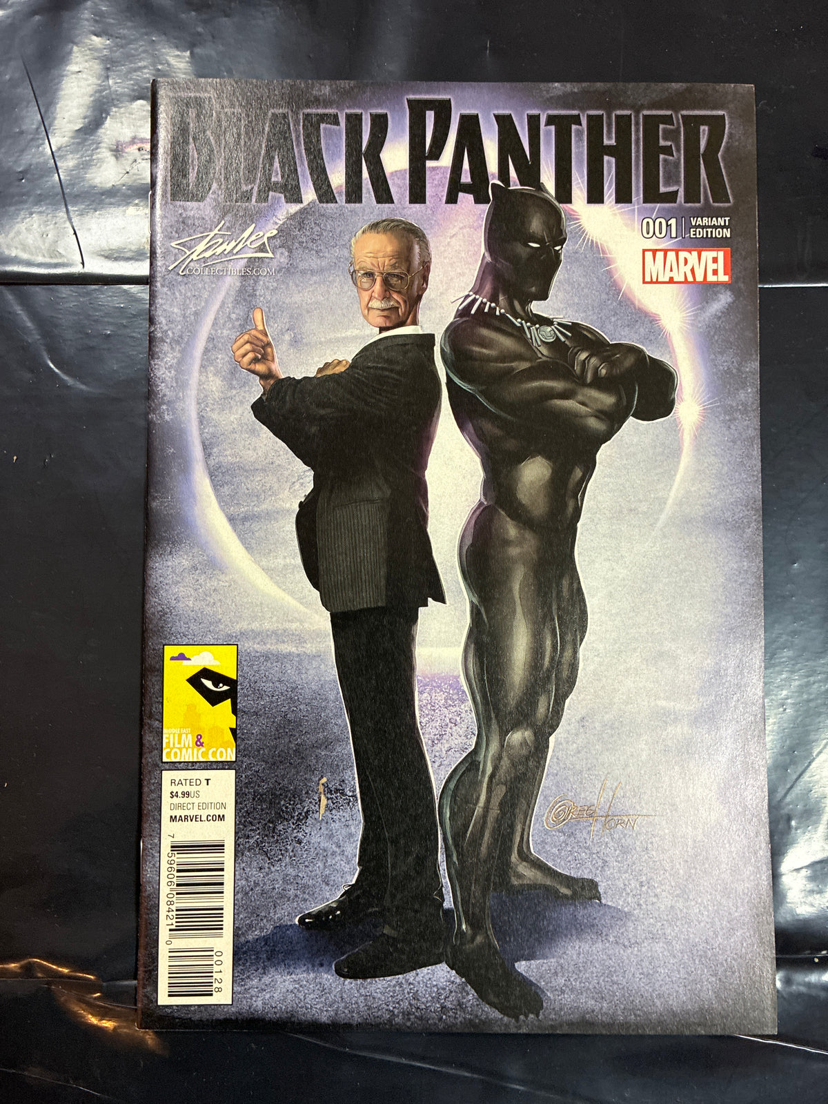 2016 Black Panther #1 Greg Horn Stan Lee Variant Middle East Film & Comic Con Exclusive