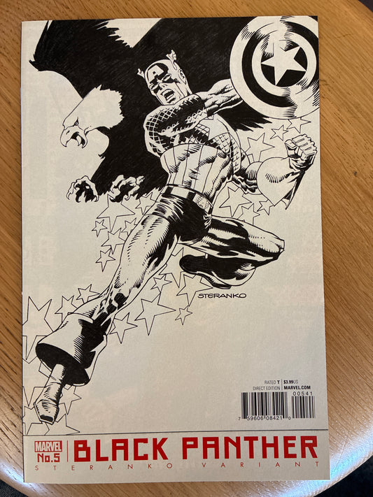 2016 Marvel Black Panther #5 Jim Steranko Variant