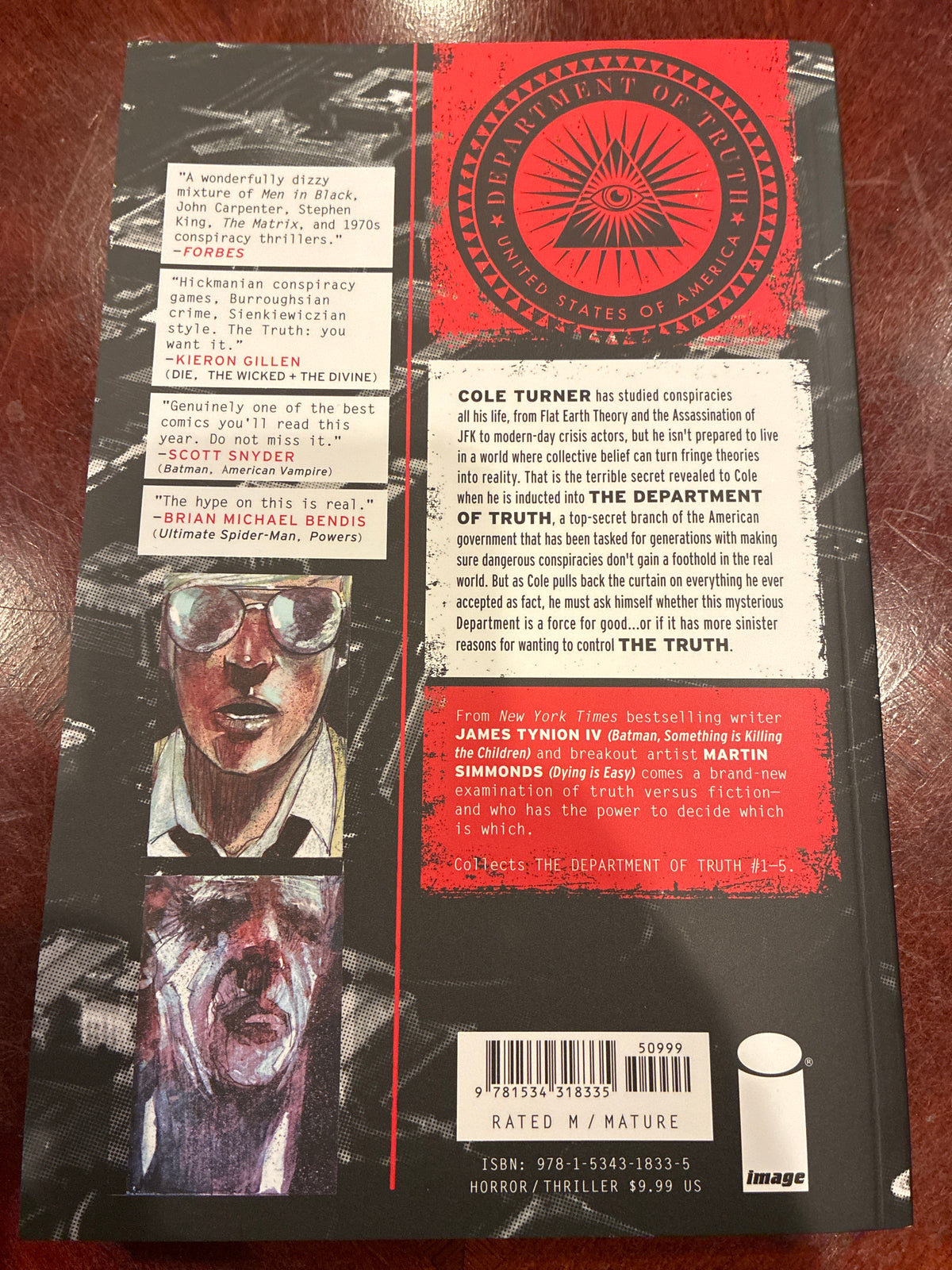 The Department of Truth Vol. 1: The End of the World TPB (Image Comics)