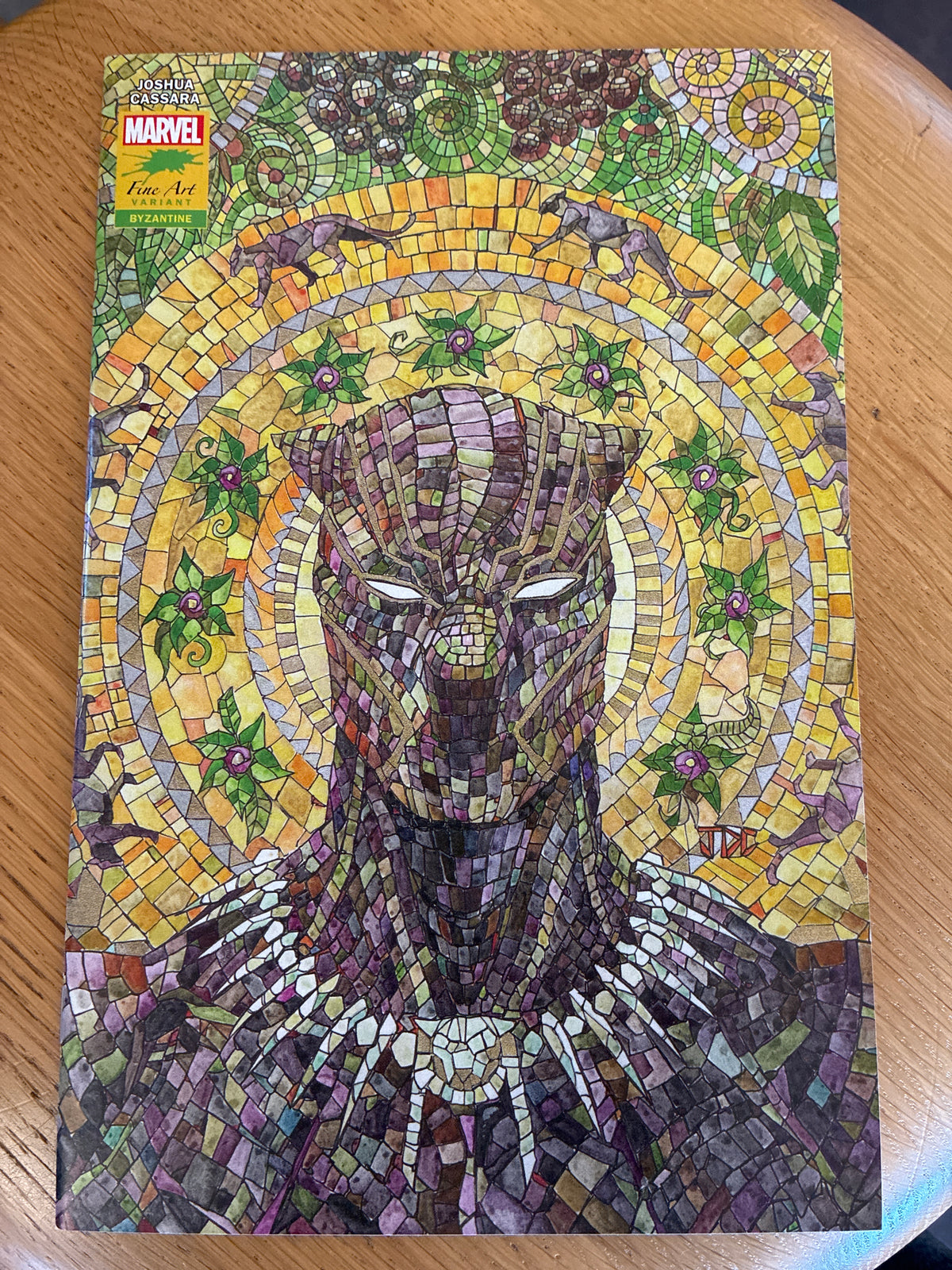 Black Panther #25 (2021) Joshua Cassara Fine Art Byzantine Variant