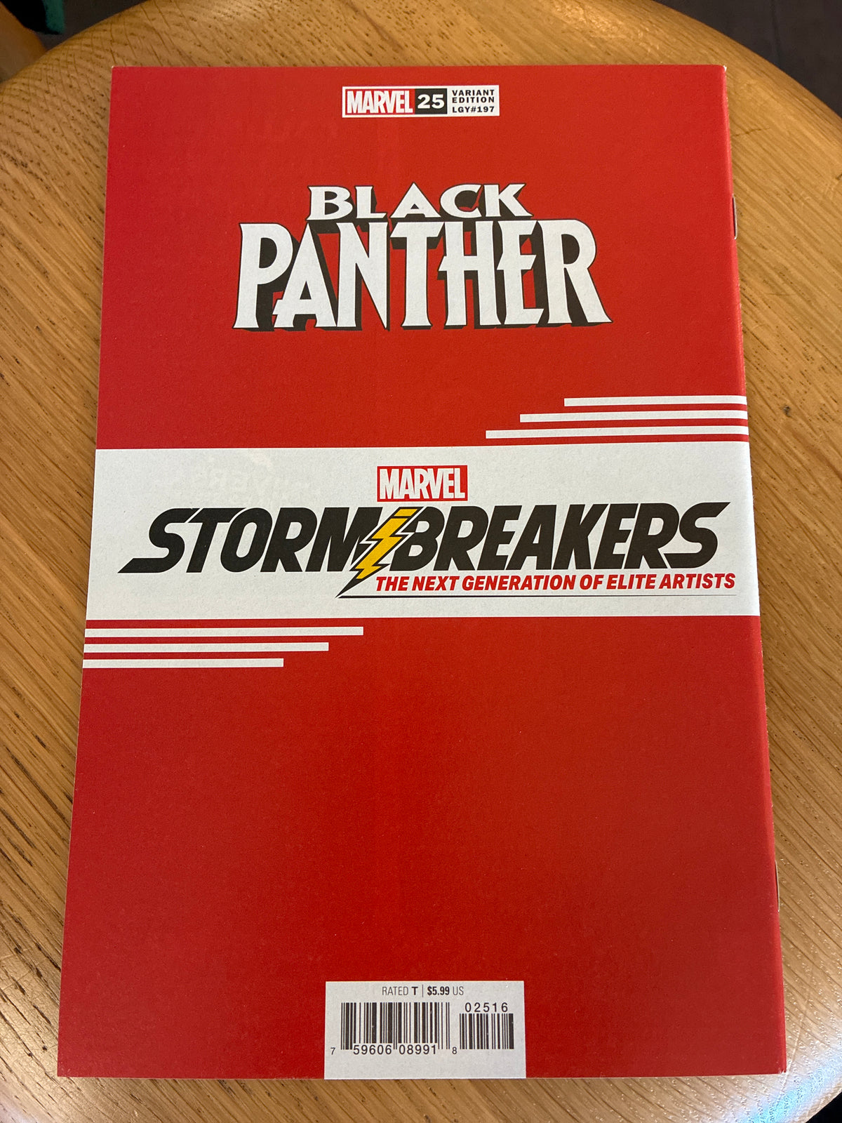 Black Panther #25 Peach Momoko Stormbreakers Variant Fine Art Edition