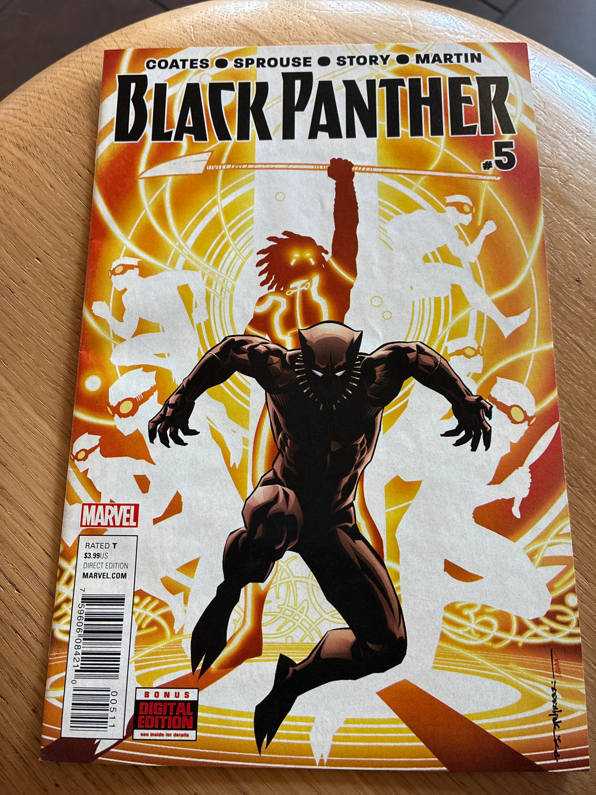 2016 Marvel Black Panther #5 - Ta-Nehisi Coates