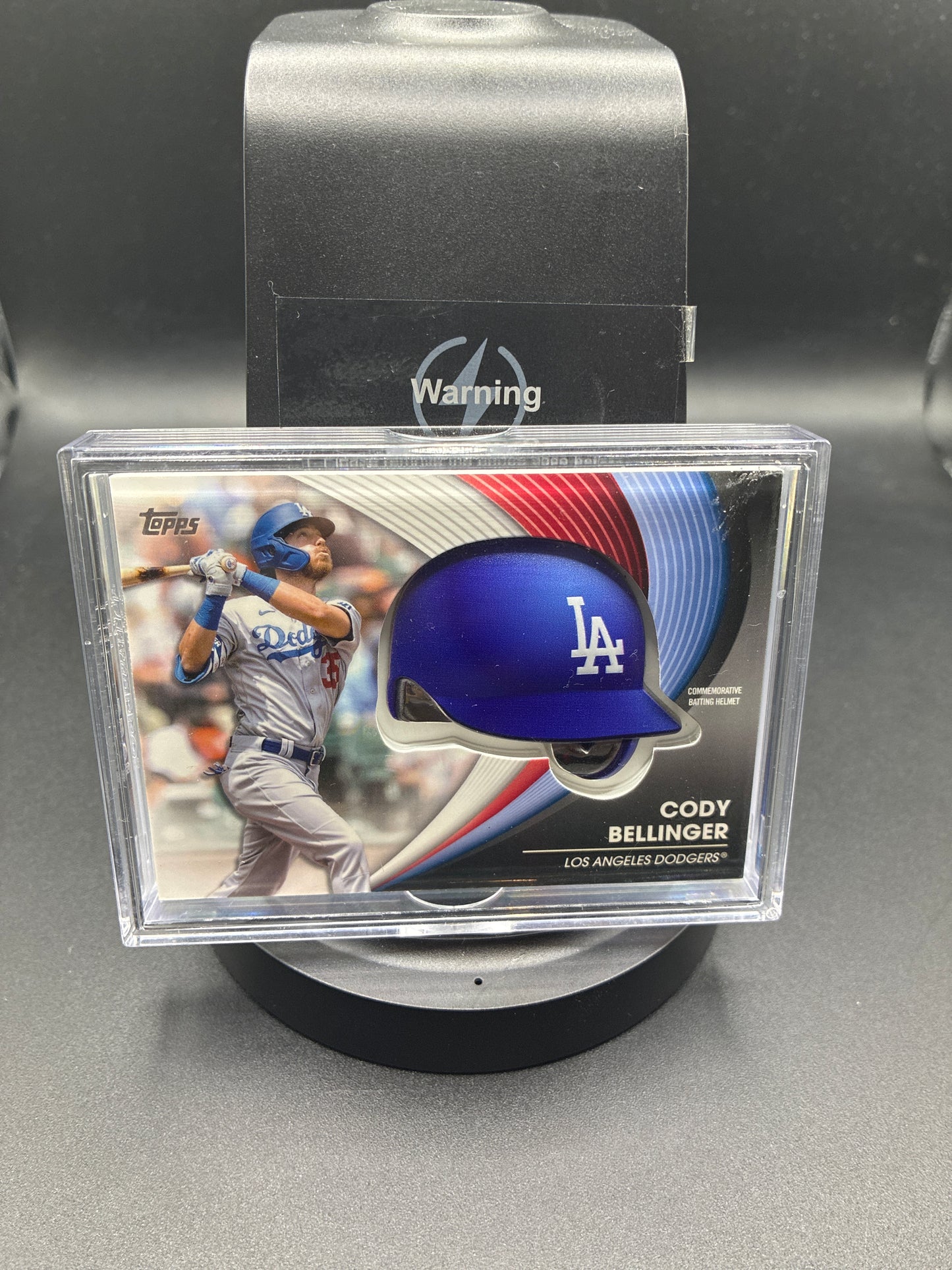 2022 Topps Series 2 Cody Bellinger Commemorative Batting Helmet Card #BH-CB