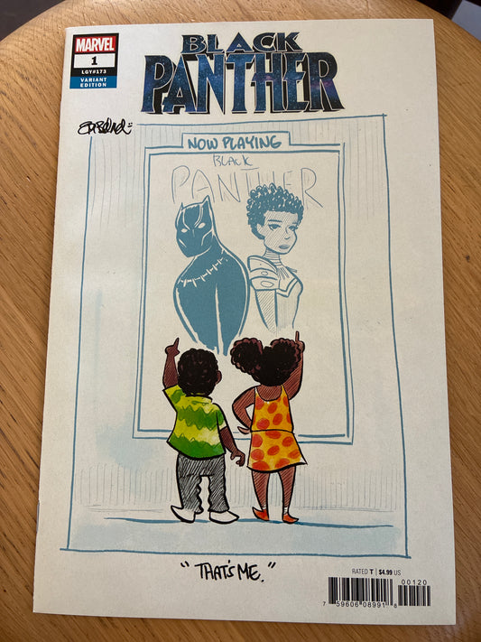 Black Panther #1 (2018) – Ericka Lugo “That’s Me” Variant – Marvel Comics