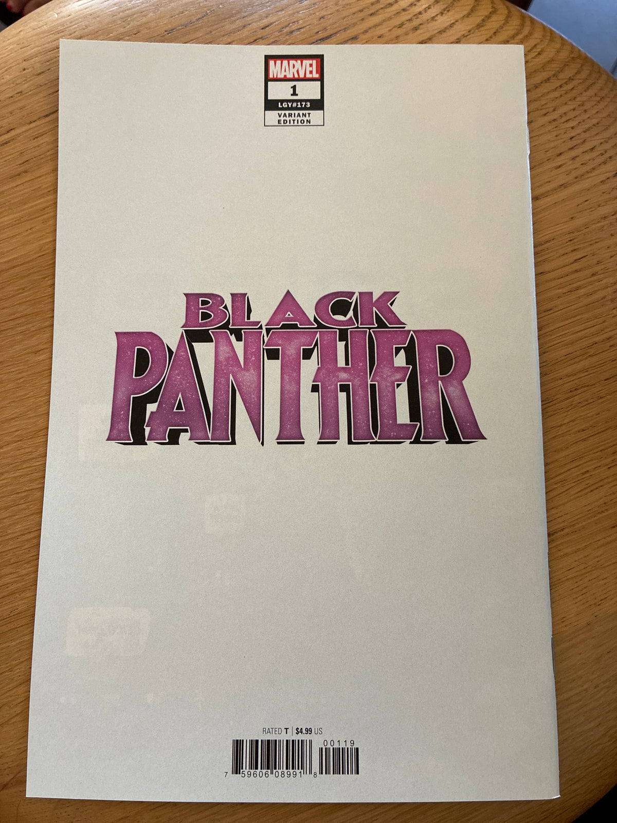 2018 Black Panther #1 Variant Edition (LGY #173) – Stefano Caselli Cover