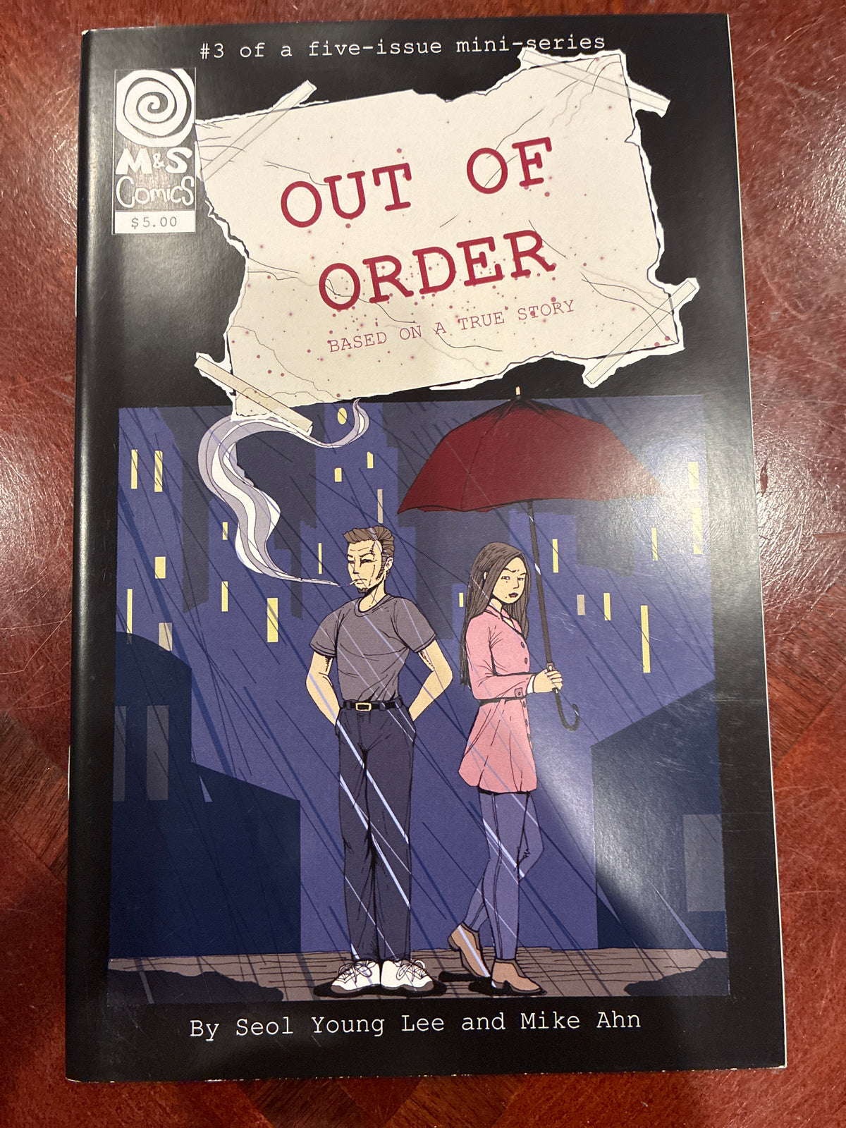 Out of Order #3 Mini-Series Comic - Mike Ahn & Seol Young Lee (2019)