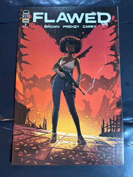 Flawed #2 (2022) Image Comics Cover A Brown Prenzy Carey