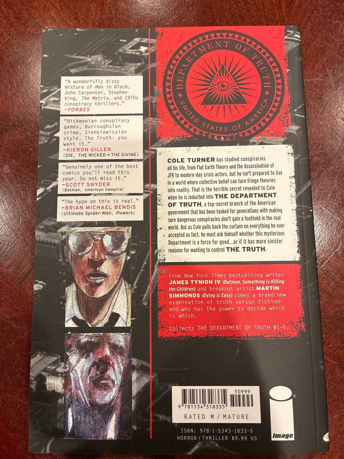 The Department of Truth, Volume 1: The End of the World (Image Comics)