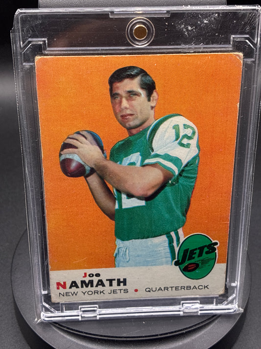 1969 Topps Joe Namath #100 Broadway Joe