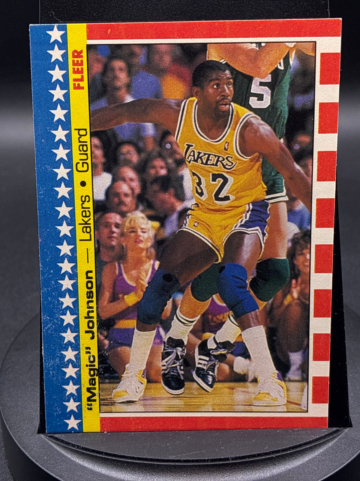 1987 Fleer Magic Johnson Sticker #11