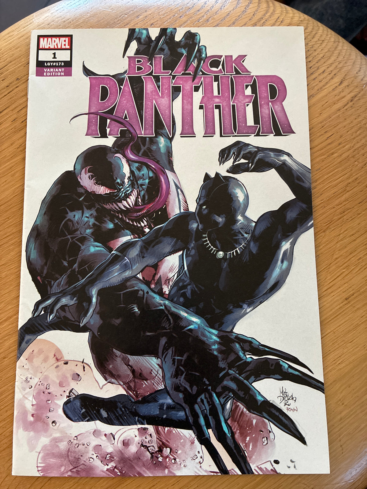 2018 Black Panther #1 Variant Edition (LGY #173) – Stefano Caselli Cover