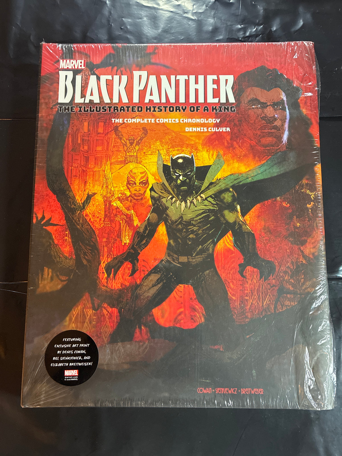 Black Panther: The Illustrated History of a King – Dennis Culver – 2018 Hardcover – Sealed
