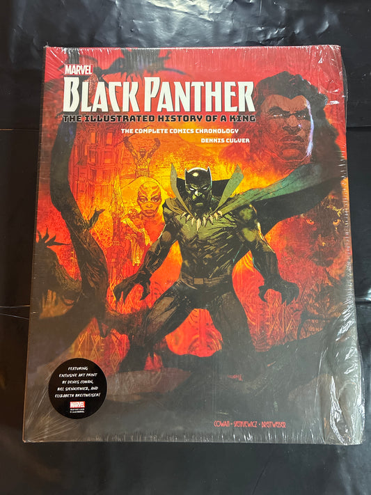 Black Panther: The Illustrated History of a King – Dennis Culver – 2018 Hardcover – Sealed
