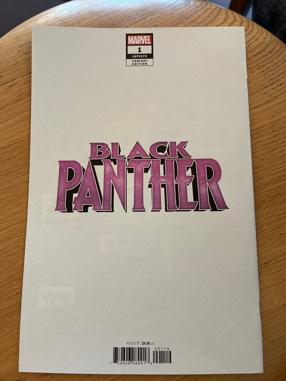 2018 Black Panther #1 Variant Edition (LGY #173) – Stefano Caselli Cover