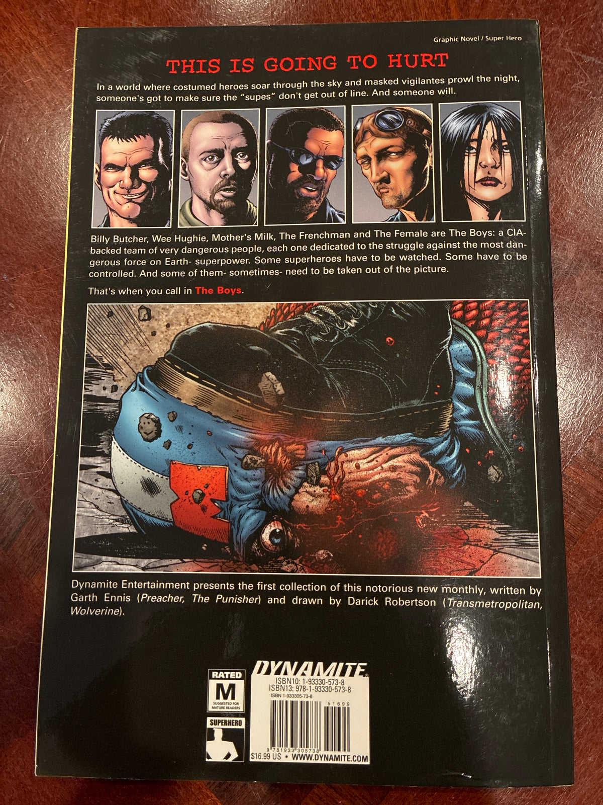 The Boys Vol. 1: The Name of the Game TPB – Garth Ennis & Darick Robertson
