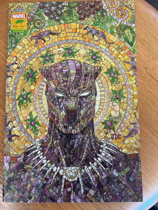 Black Panther #25 (2021) – Joshua Cassara Fine Arts Byzantine Variant – Marvel