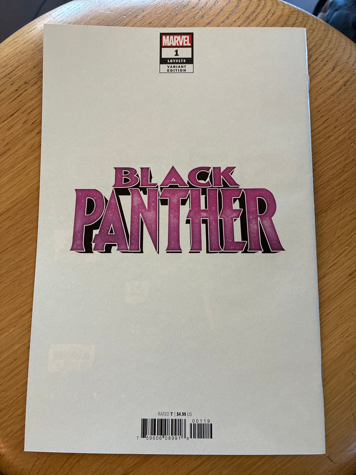 2018 Black Panther #1 Variant Edition (LGY #173) – Stefano Caselli Cover
