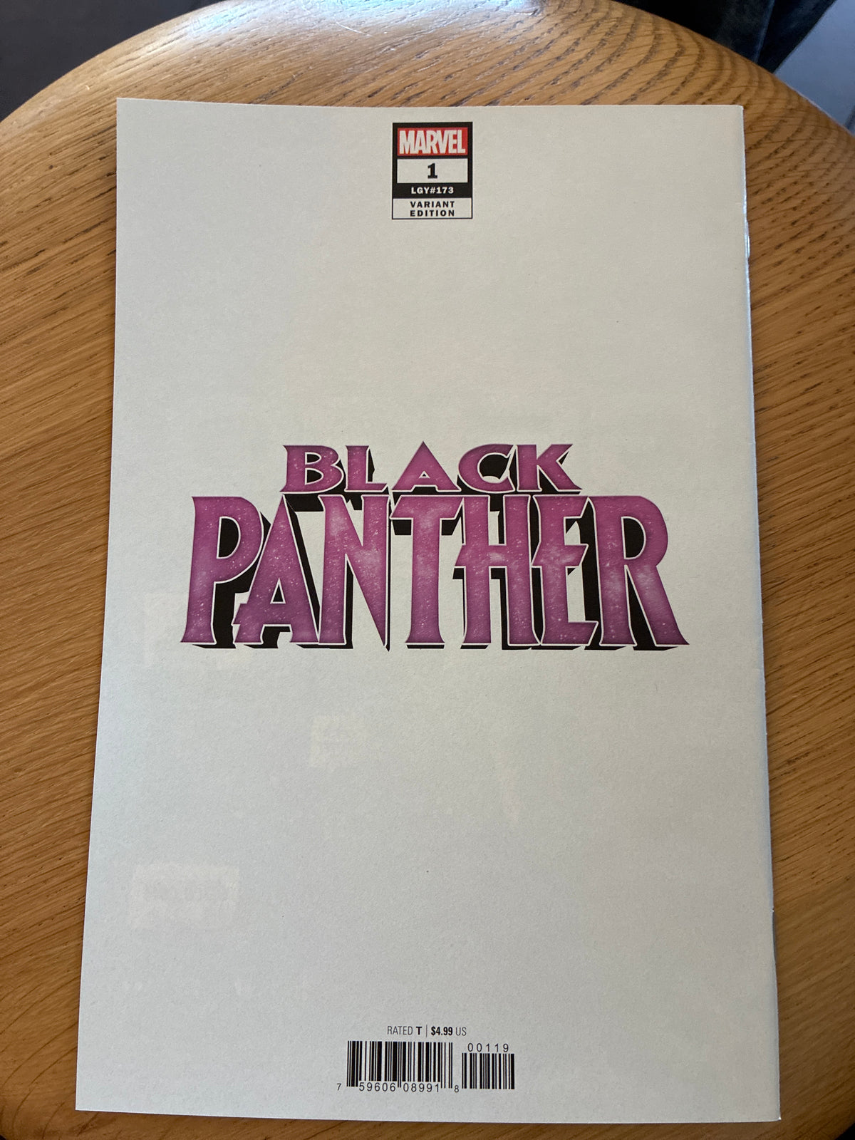 2018 Black Panther #1 Variant Edition (LGY #173) – Stefano Caselli Cover