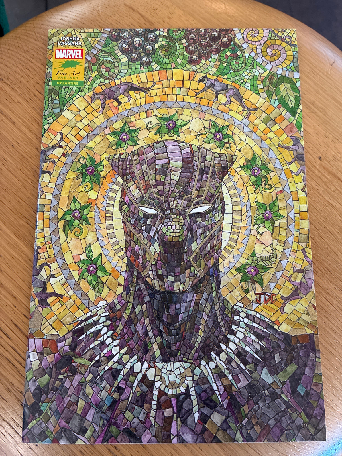 Black Panther #25 (2021) – Joshua Cassara Fine Arts Byzantine Variant – Marvel