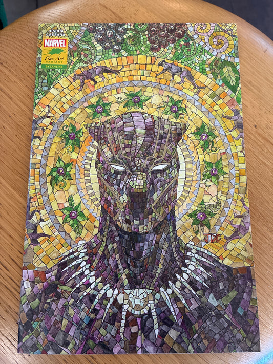Black Panther #25 (2021) – Joshua Cassara Fine Arts Byzantine Variant – Marvel