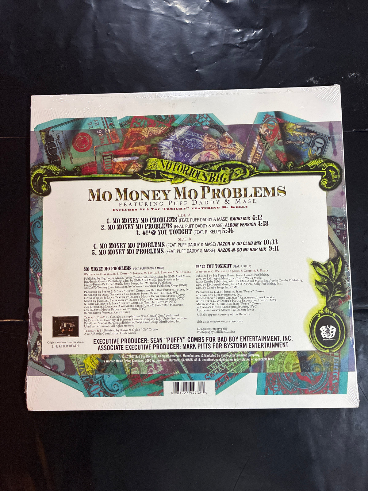 The Notorious B.I.G. – Mo Money Mo Problems 12" – Money Green Vinyl – RSD 2016 – Limited 5,000