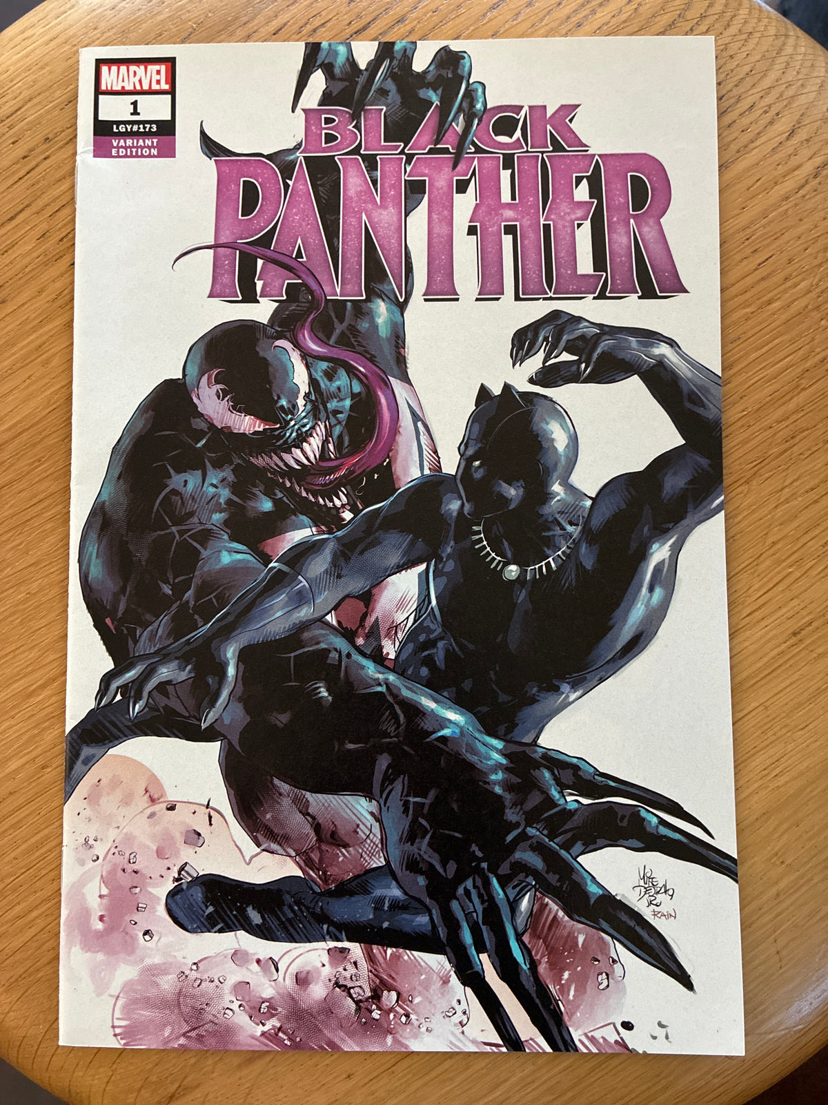 2018 Black Panther #1 Variant Edition (LGY #173) – Stefano Caselli Cover