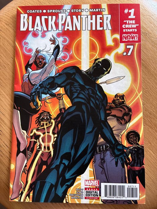 2016 Marvel Black Panther #7 Midtown Comics Variant