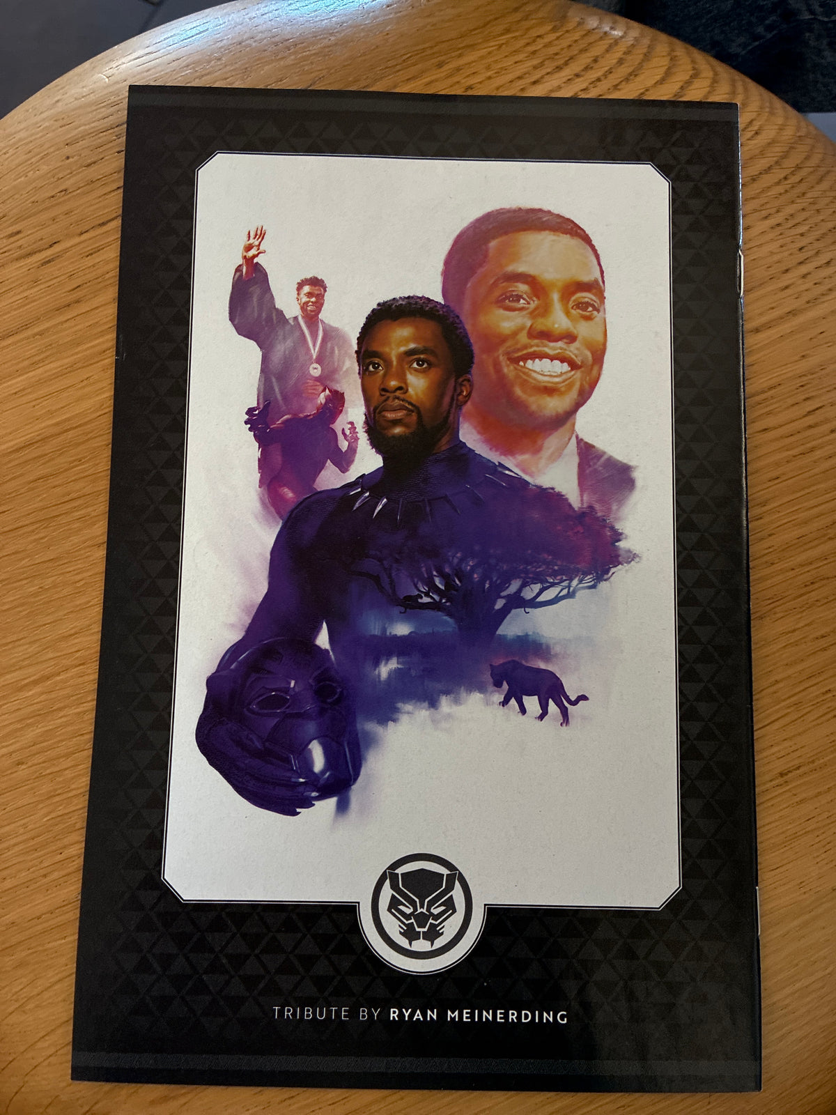 2021 Marvel Black Panther #23 Chadwick Boseman Tribute Cover