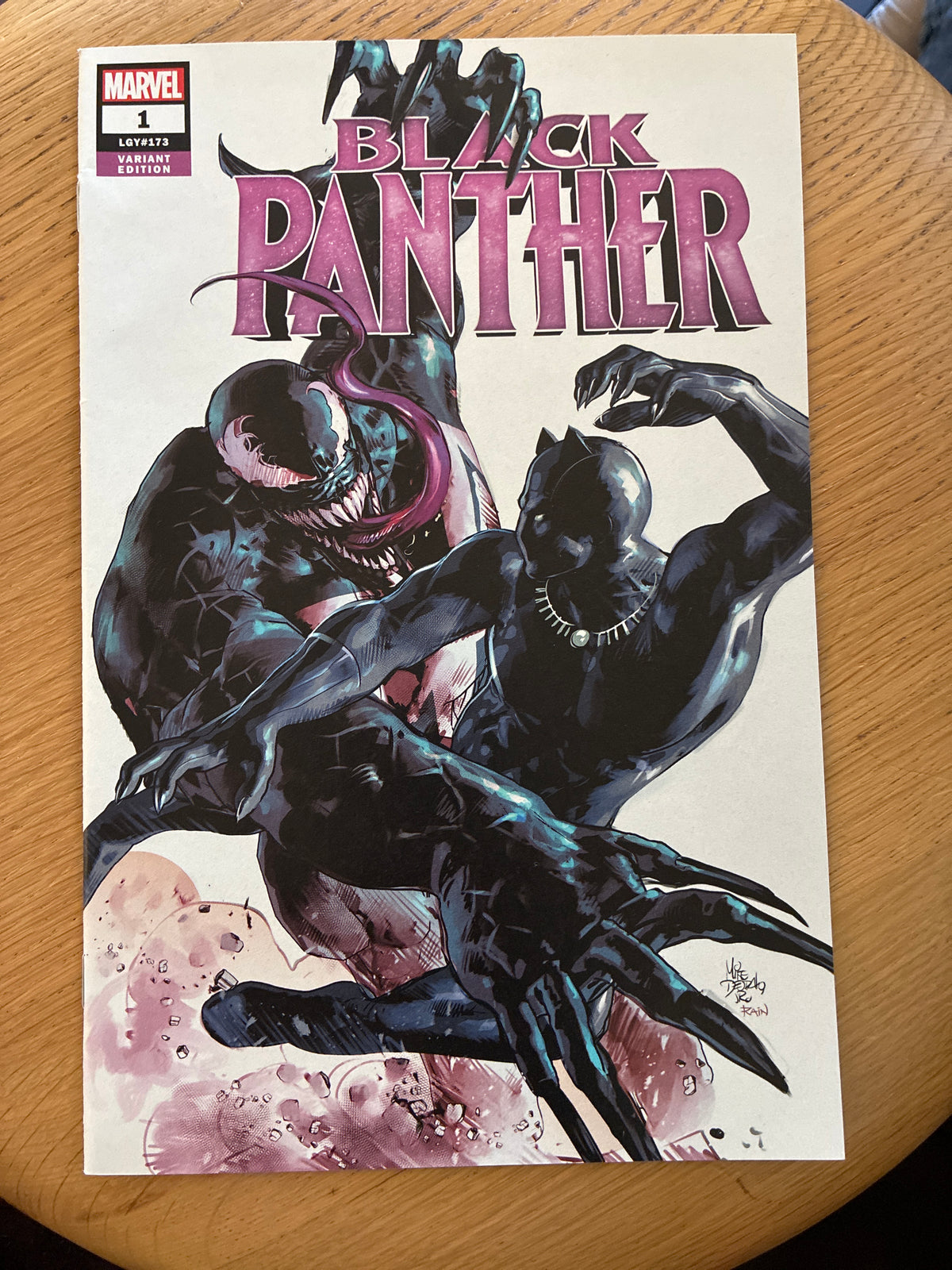 2018 Black Panther #1 Variant Edition (LGY #173) – Stefano Caselli Cover