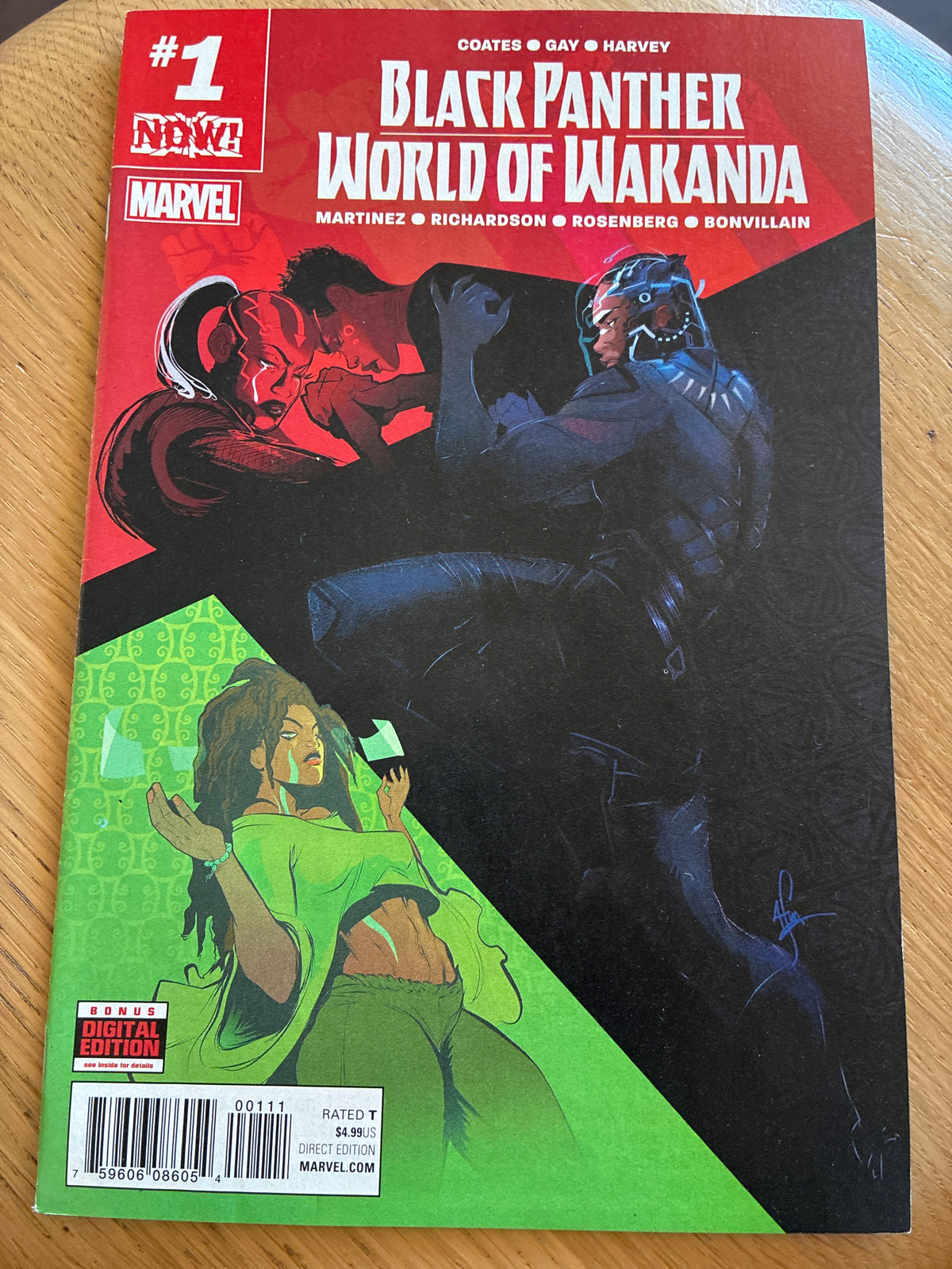 Black Panther: World of Wakanda #1 (2016) – Afua Richardson Cover – Marvel Comics