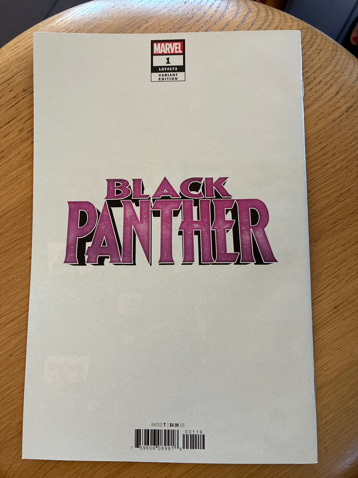 2018 Black Panther #1 Variant Edition (LGY #173) – Stefano Caselli Cover