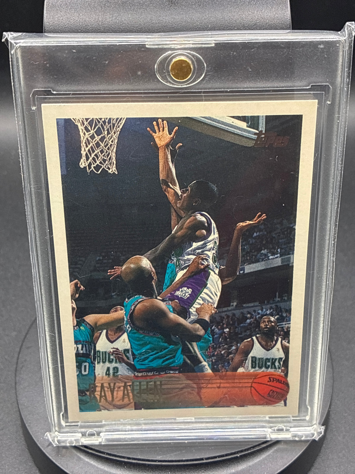 1996-97 Topps Ray Allen #217 Rookie Card
