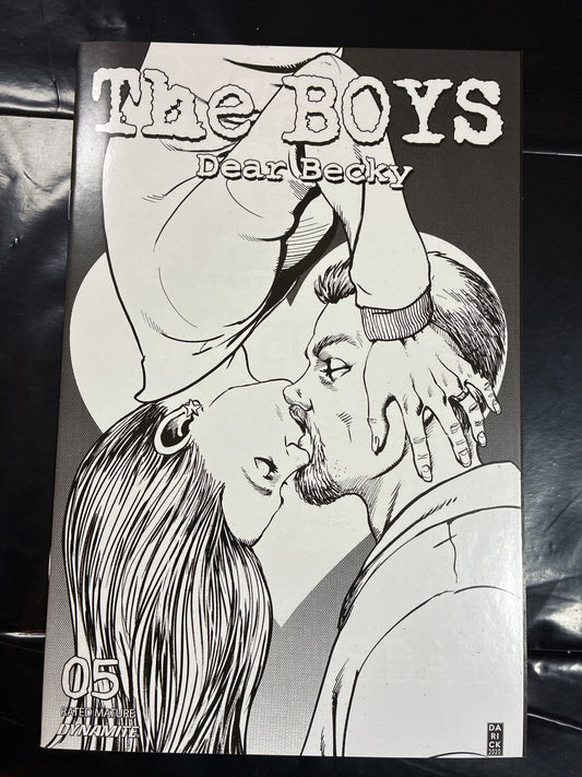 The Boys: Dear Becky #5 Darick Robertson B&W Incognito Variant