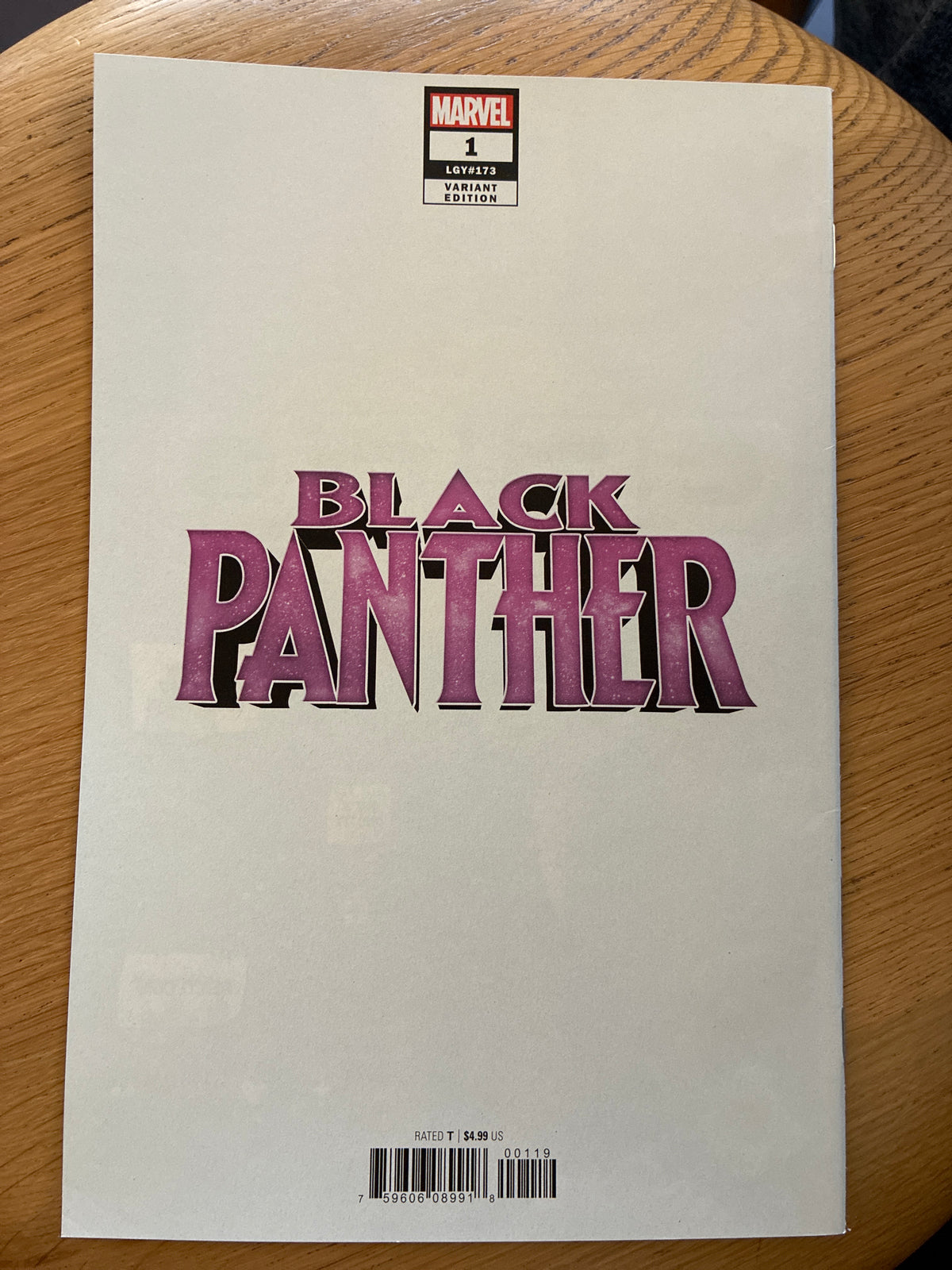 2018 Black Panther #1 Variant Edition (LGY #173) – Stefano Caselli Cover