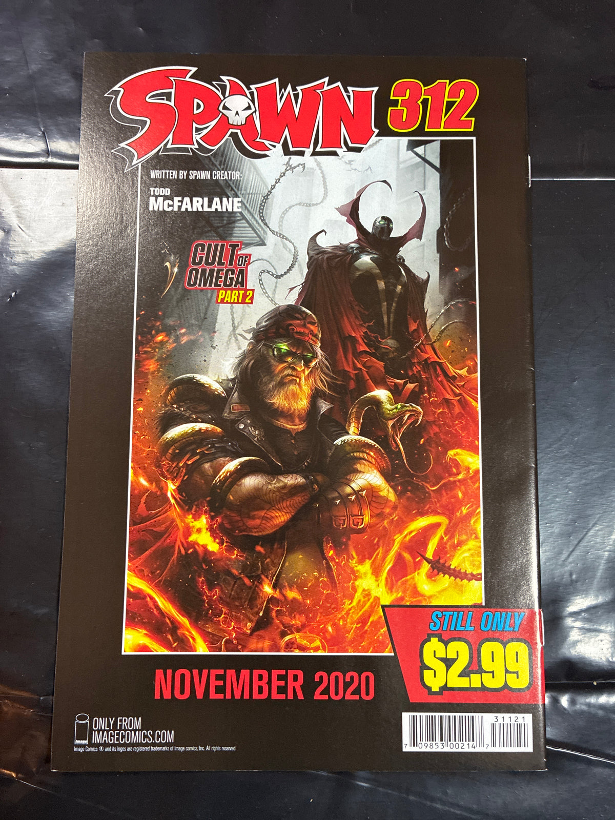 Spawn #311 Chadwick Boseman Tribute Cover (2020) Image Comics