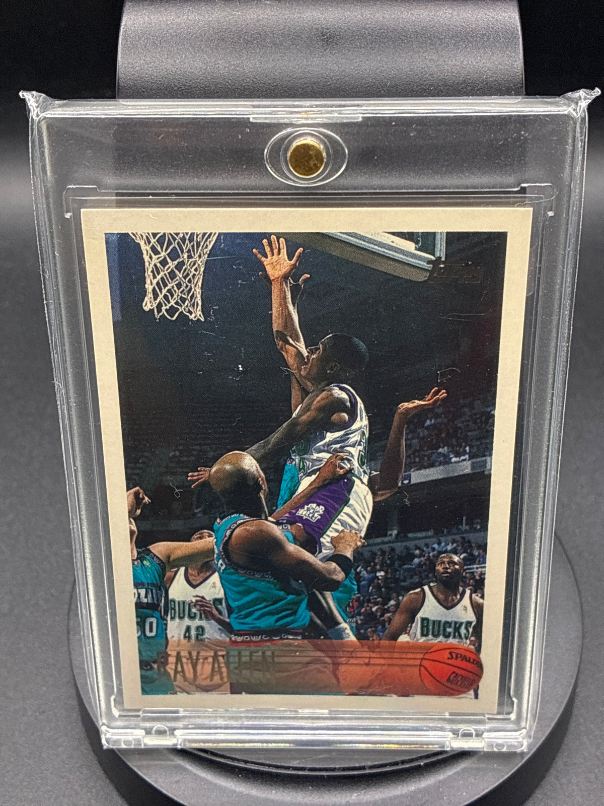 1996-97 Topps Ray Allen #217 Rookie Card