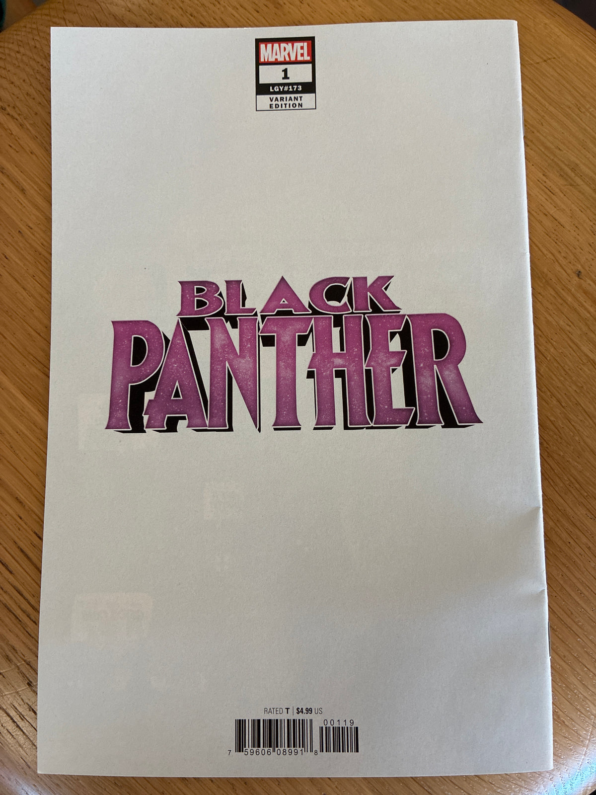 2018 Black Panther #1 Variant Edition (LGY #173) – Stefano Caselli Cover