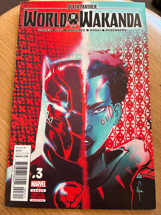 2017 Marvel Black Panther: World of Wakanda #3 Afua Richardson Cover